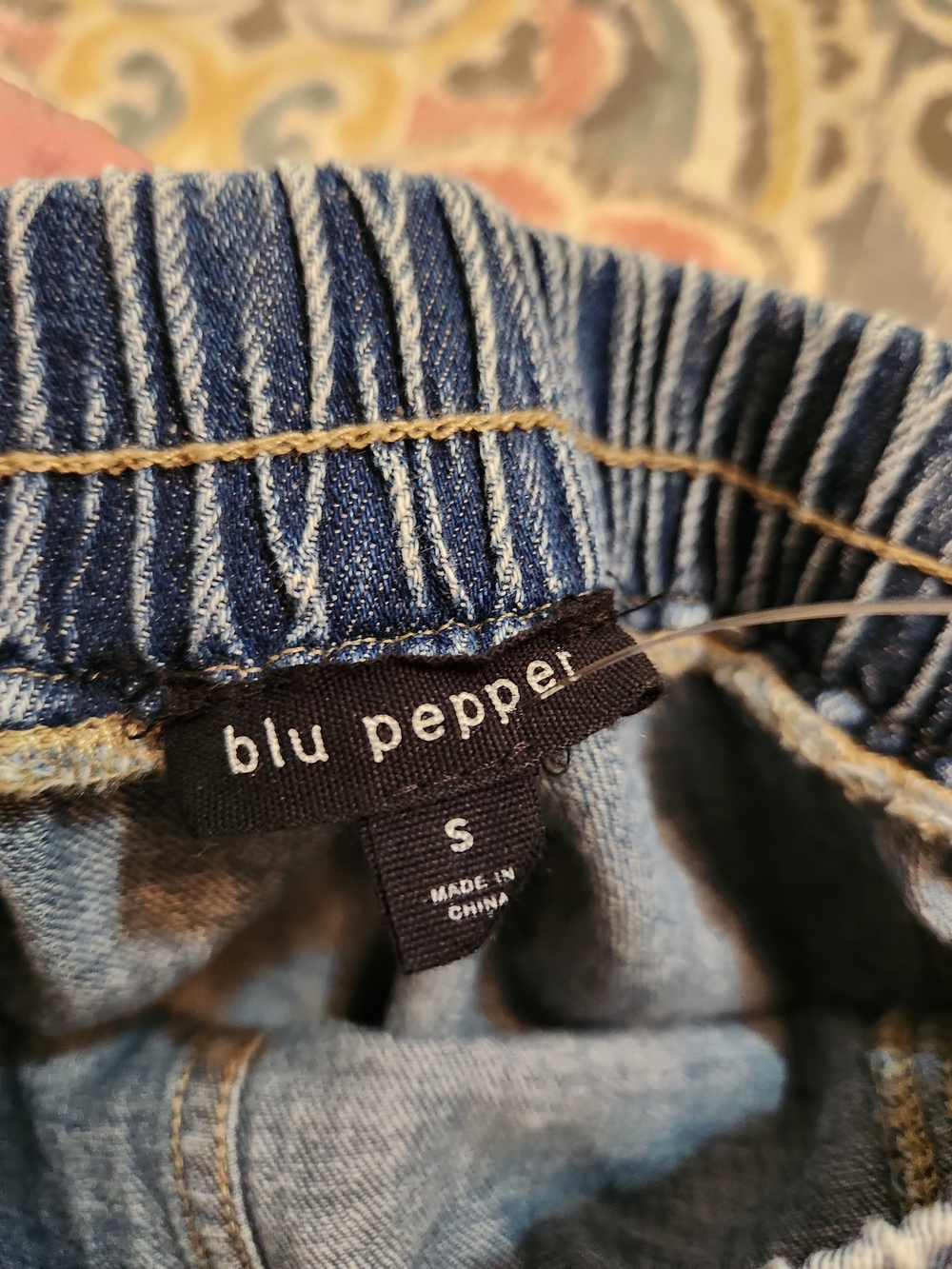 Blu Pepper- Classic Denim Flared Maxi Skirt. NWOT. - Picture 12 of 12